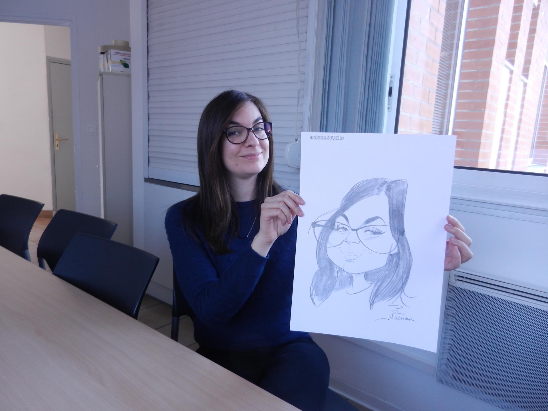 caricatures en entreprise