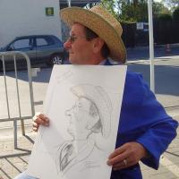 caricaturiste et artiste de rue