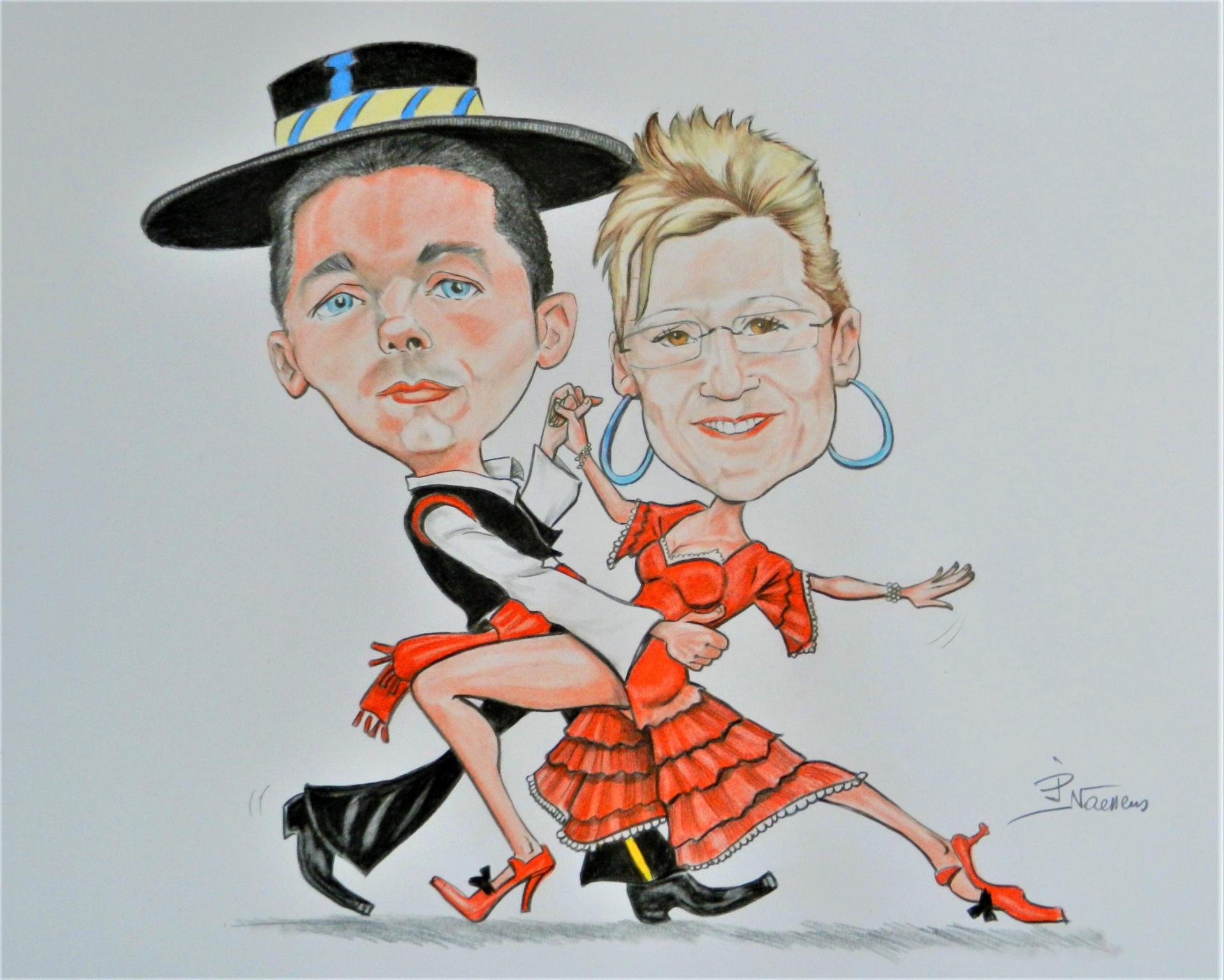 Caricatures pour feter un anniveraire 2