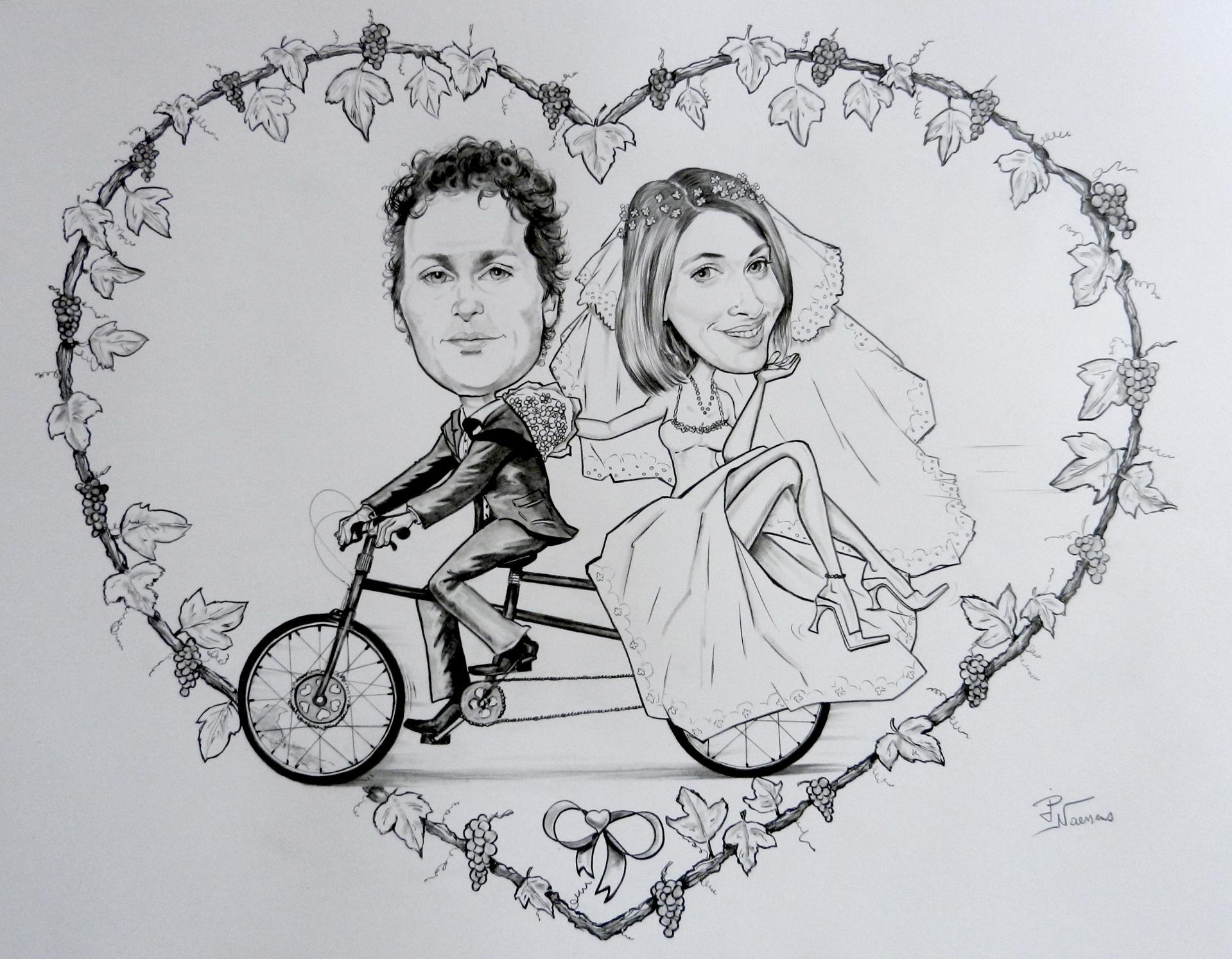 Dessinateur pour mariage